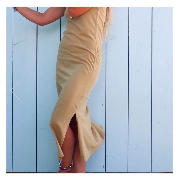 IMRIE ORGANIC COTTON CHARCOAL/BLUE ROSES LONG MUSCLE TANK DRESS SIZE LARGE - Picture 8 of 9